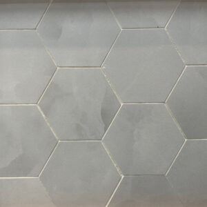 Mosaic 0132 Hexagon, Royal Onyx grey, matte