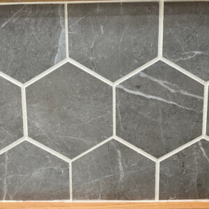 Mosaic 1116 Hexagon, Vatican Grey, matte
