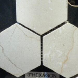 Mosaic 1212.3123 Marfil Deco 3x3