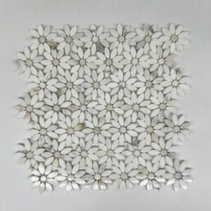 Mosaic 8125 Lily Calacatta Gold polishe 12x12